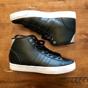 Adidas high top cloud foam sneakers